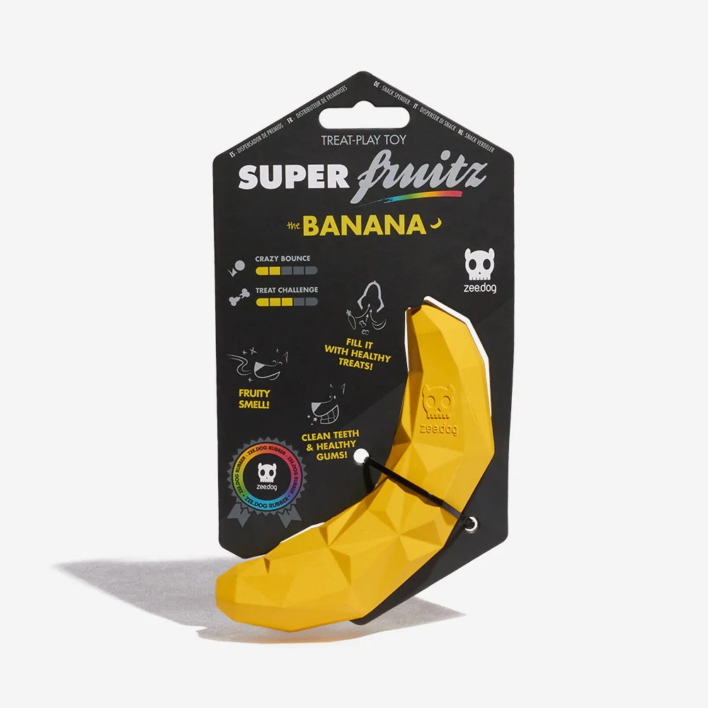 Fruitz Dog Toy Super Banana