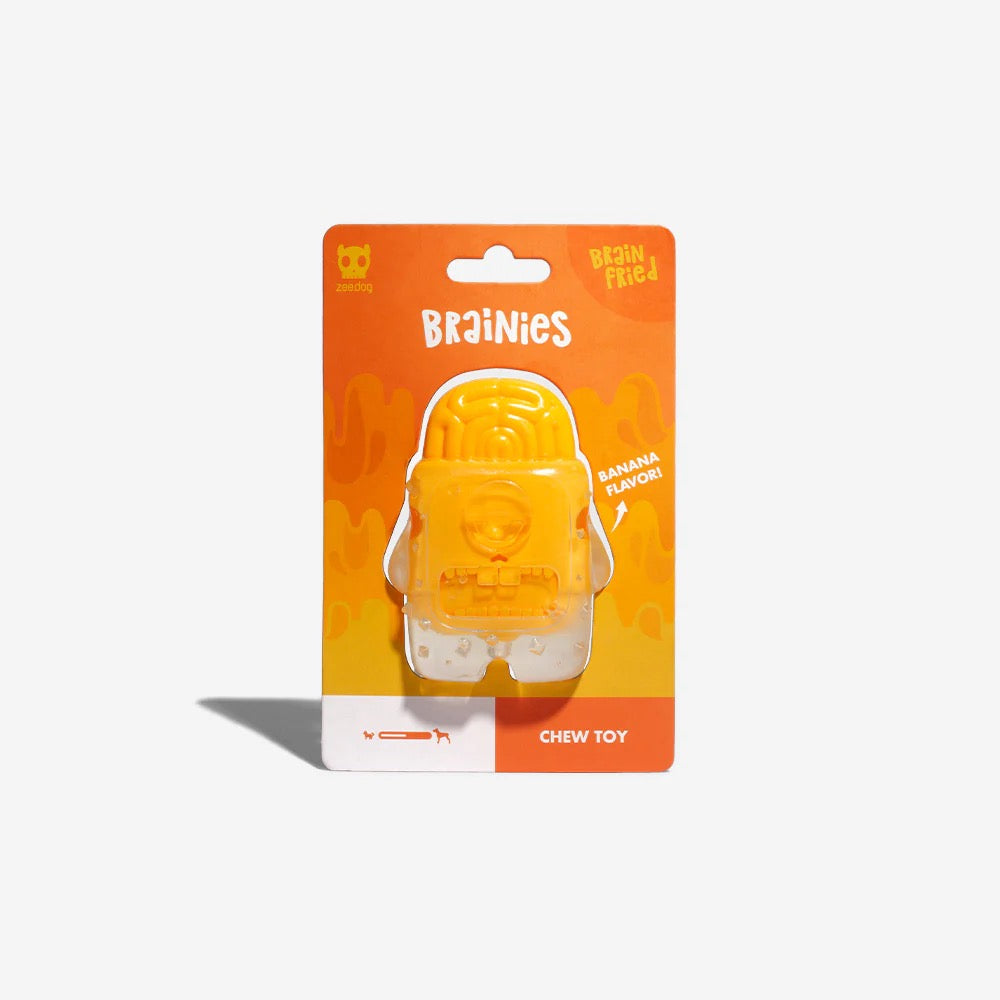 Brainies Dog Toy Brain Fried